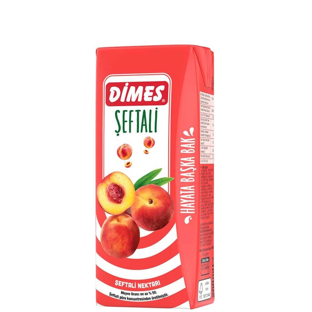 Dimes Meyve Suyu 200ml Şeftali