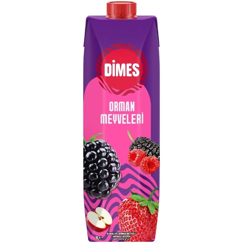 Dimes Meyve Suyu 1L Orman Meyveleri ve Elma