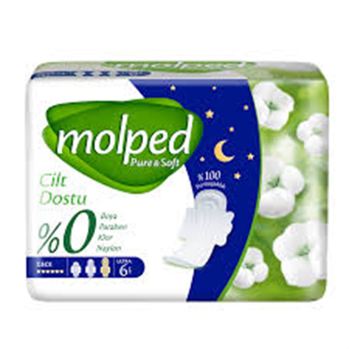 MOLPED PURE & SOFT GECE TEKLI 6 LI