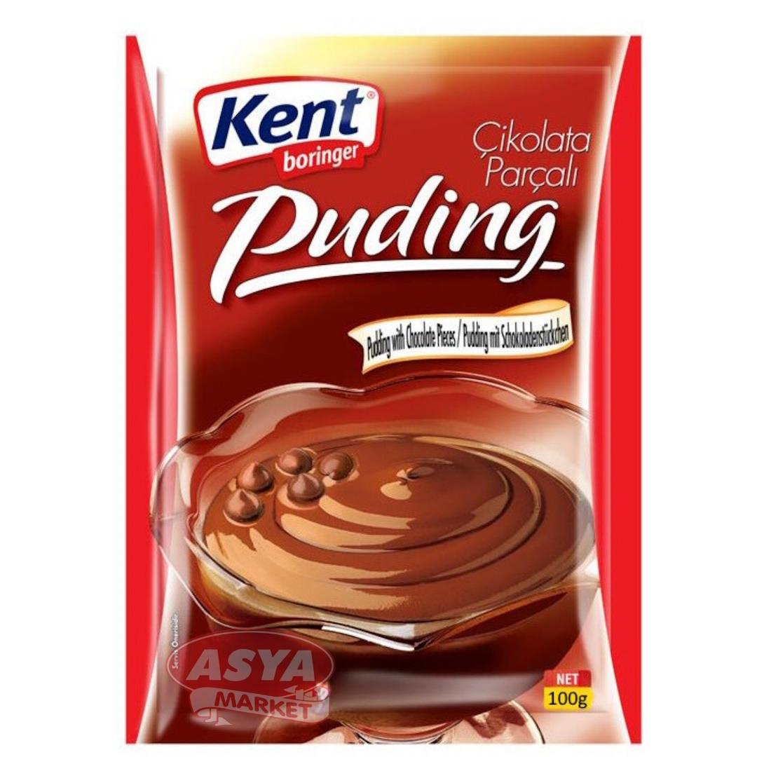 Kent Boringer Puding 100g Çikolata Parçalı