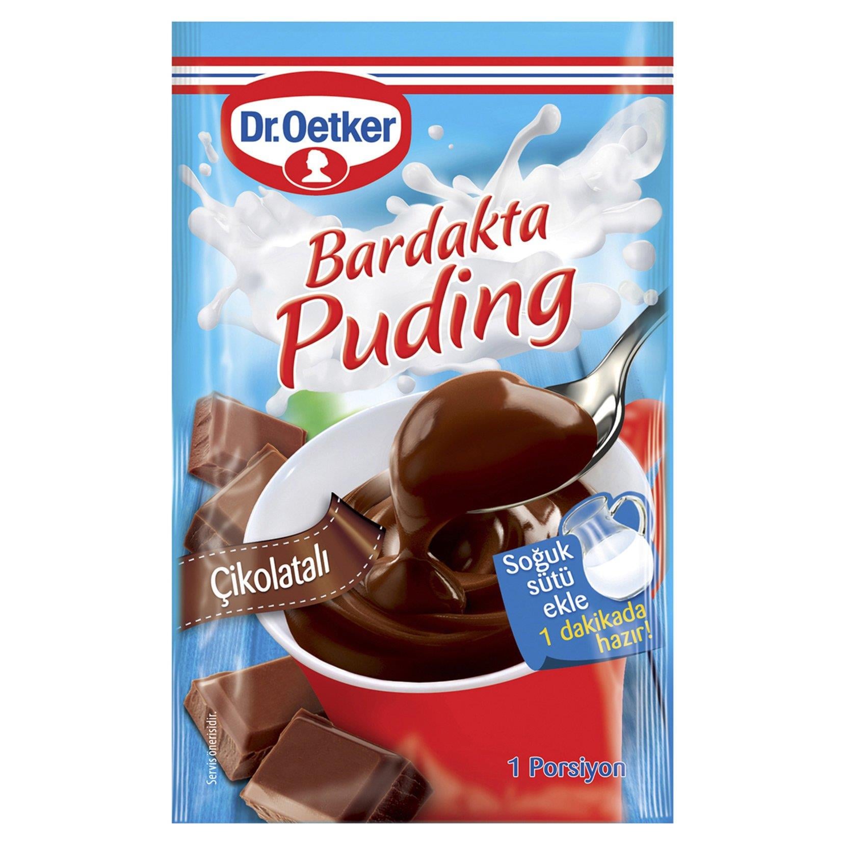 Dr Oetker Bardakta Puding 34g Çikolatalı