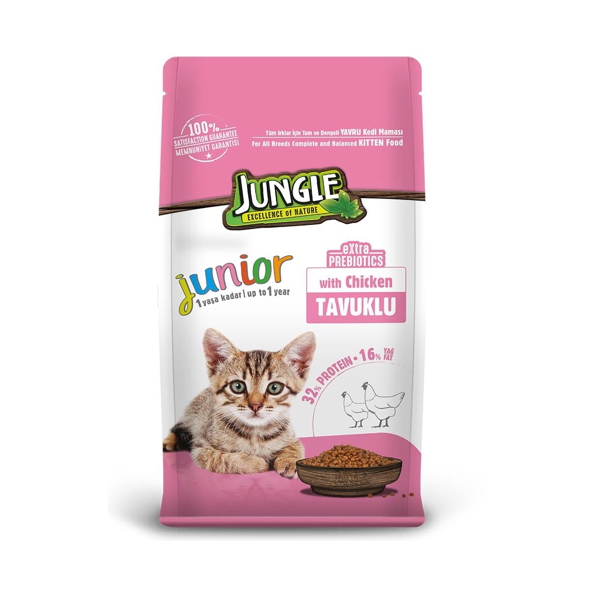 Jungle Tavuklu Yavru Kedi Maması 500gr