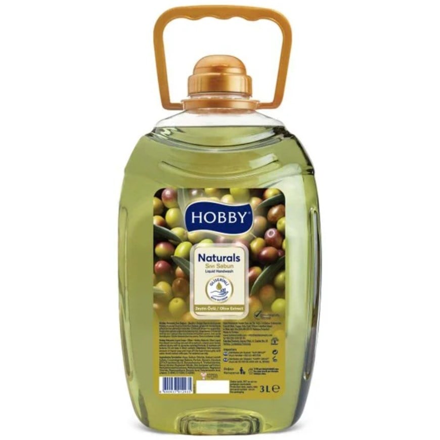 Hobby Naturals Sıvı Sabun 3L Zeytin Özlü