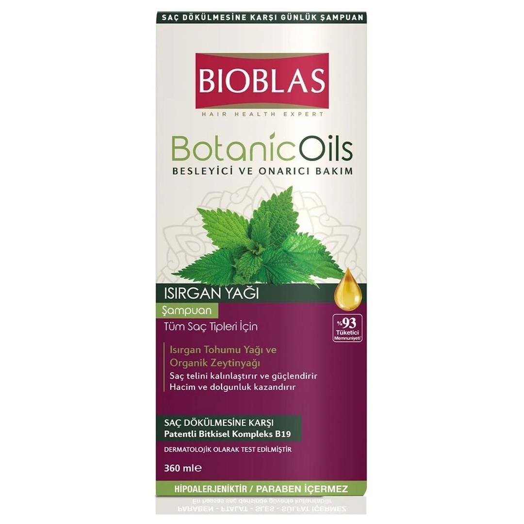 Bioblas BotanicOils ısırgan Yağı Bitkisel Şampuan 360ml İnce Telli Saçlar için