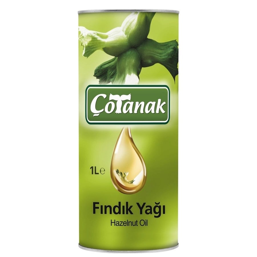 Çotanak Fındık Yağı 1L Teneke