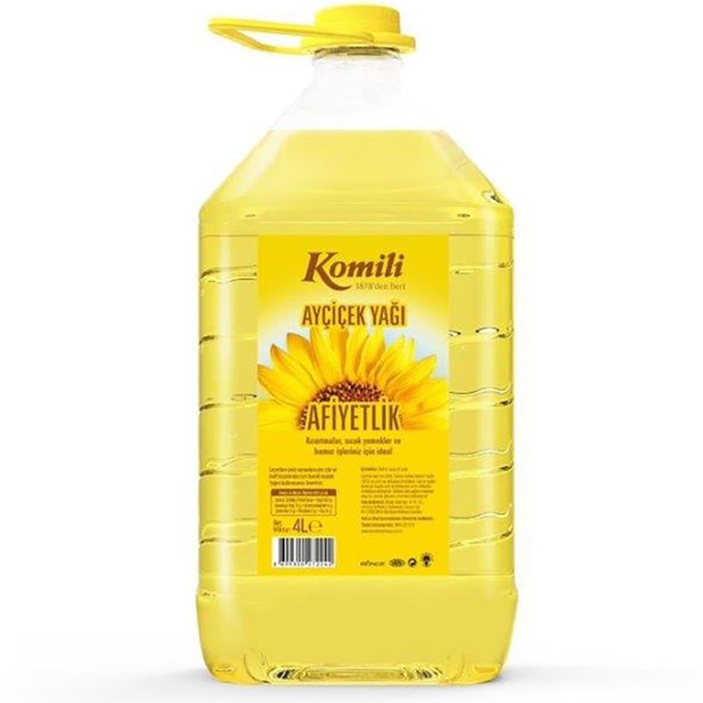 Komili Ayçiçek Yağ 4L
