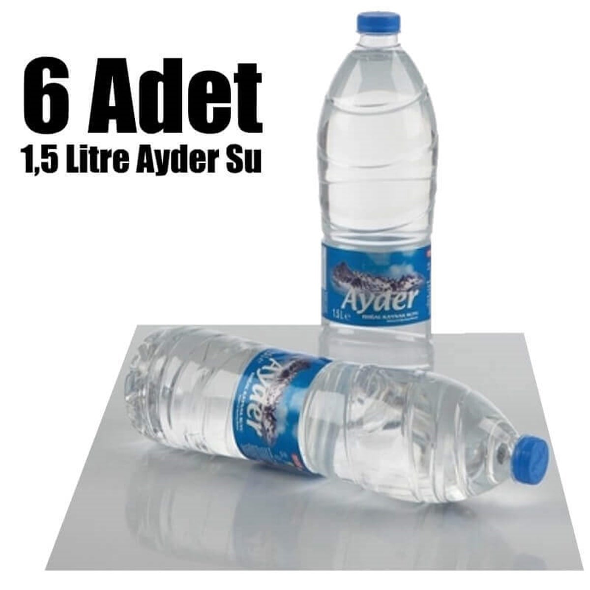 Ayder Su 1,5L x 6 Adet Doğal Kaynak Suyu 