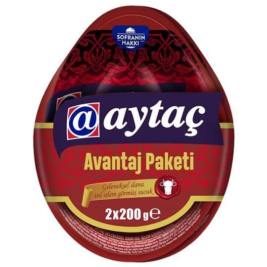 Aytaç Dana Sucuk Avantaj Paketi 2x200g
