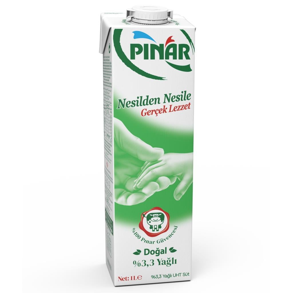 Pınar Süt 1L %3 Tam Yağlı Süt