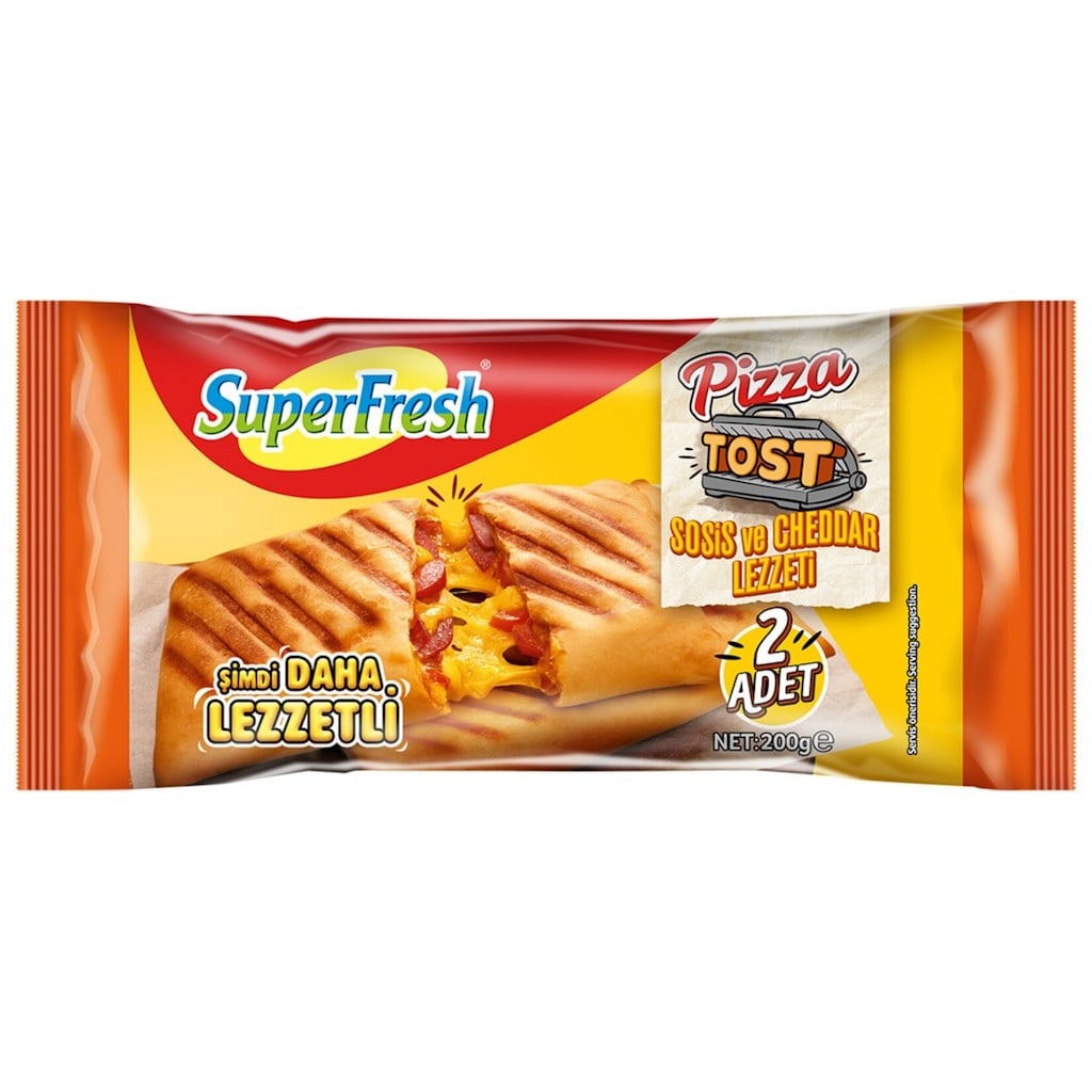 SÜPERFRESH PİZZA TOS CHEDDARLI 200GR