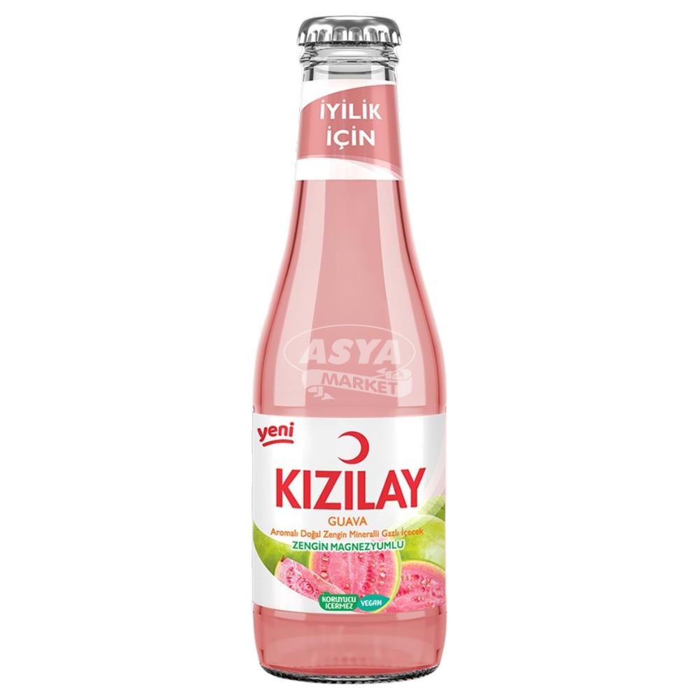 KIZILAY GUAVA AROMALI DOĞAL ZENGİN MİNERALLİ GAZLI İÇİCEK 200ML
