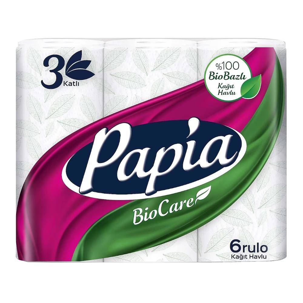 PAPİA HAVLU KAĞIT BİOCARE 6 LI