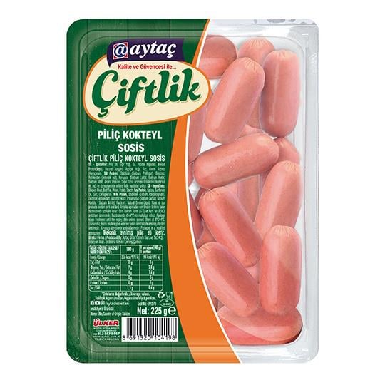 AYTAÇ CIFTLIK PILIC KOKTEYL SOSIS 225 GR