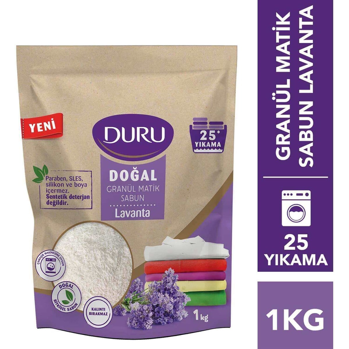 DURU GRANULMATIK SABUN  1000 GR LAVANTA 