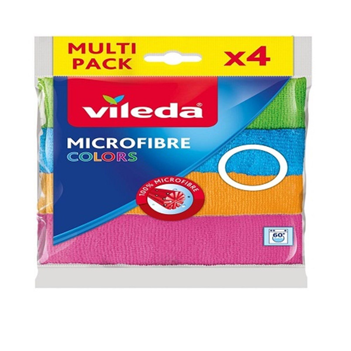 VILEDA MIKROFIBER COLOR BEZ 4 LÜ 