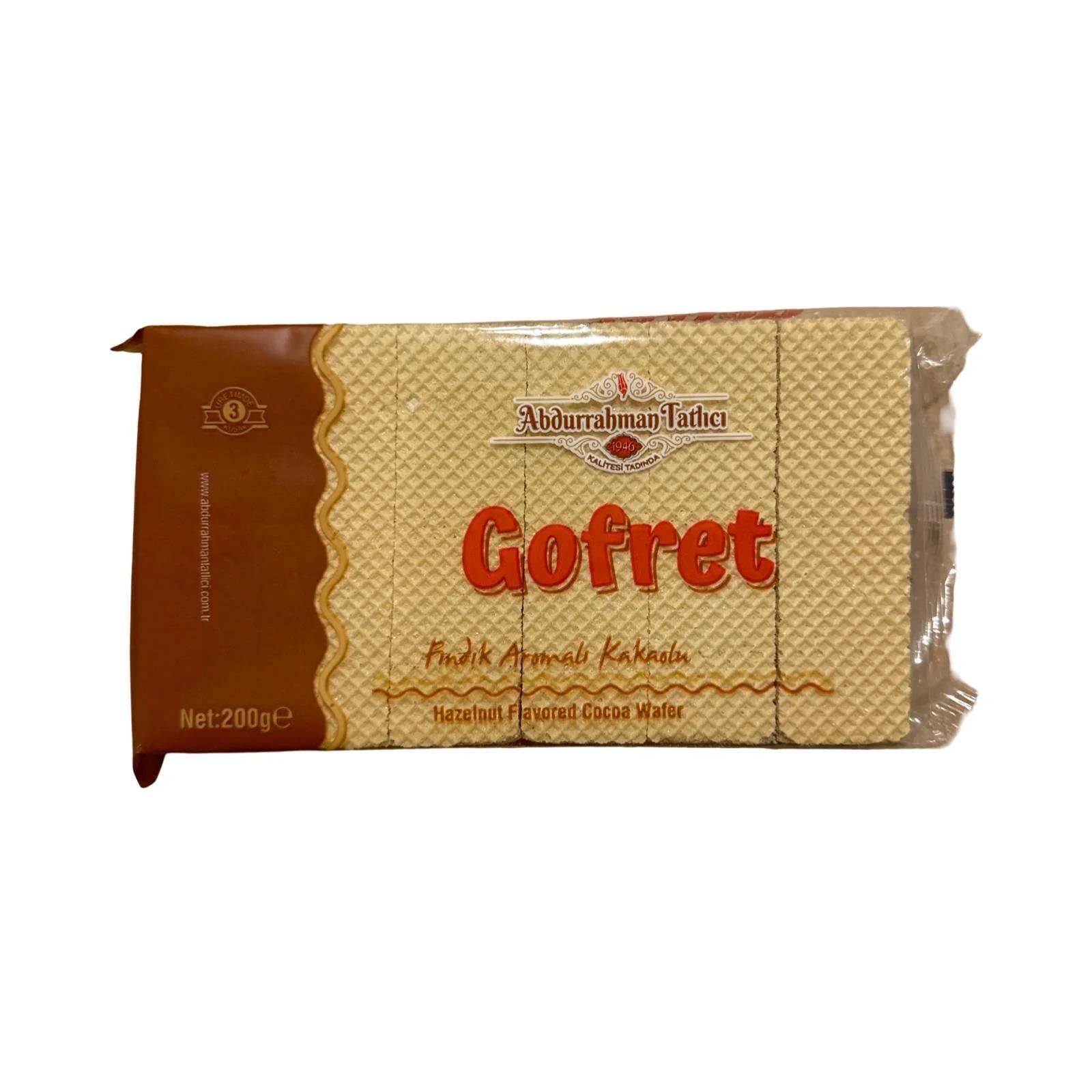 AB RAHMAN TATLICI FINDIK KREM. KAKAOLU GOFRET 200G