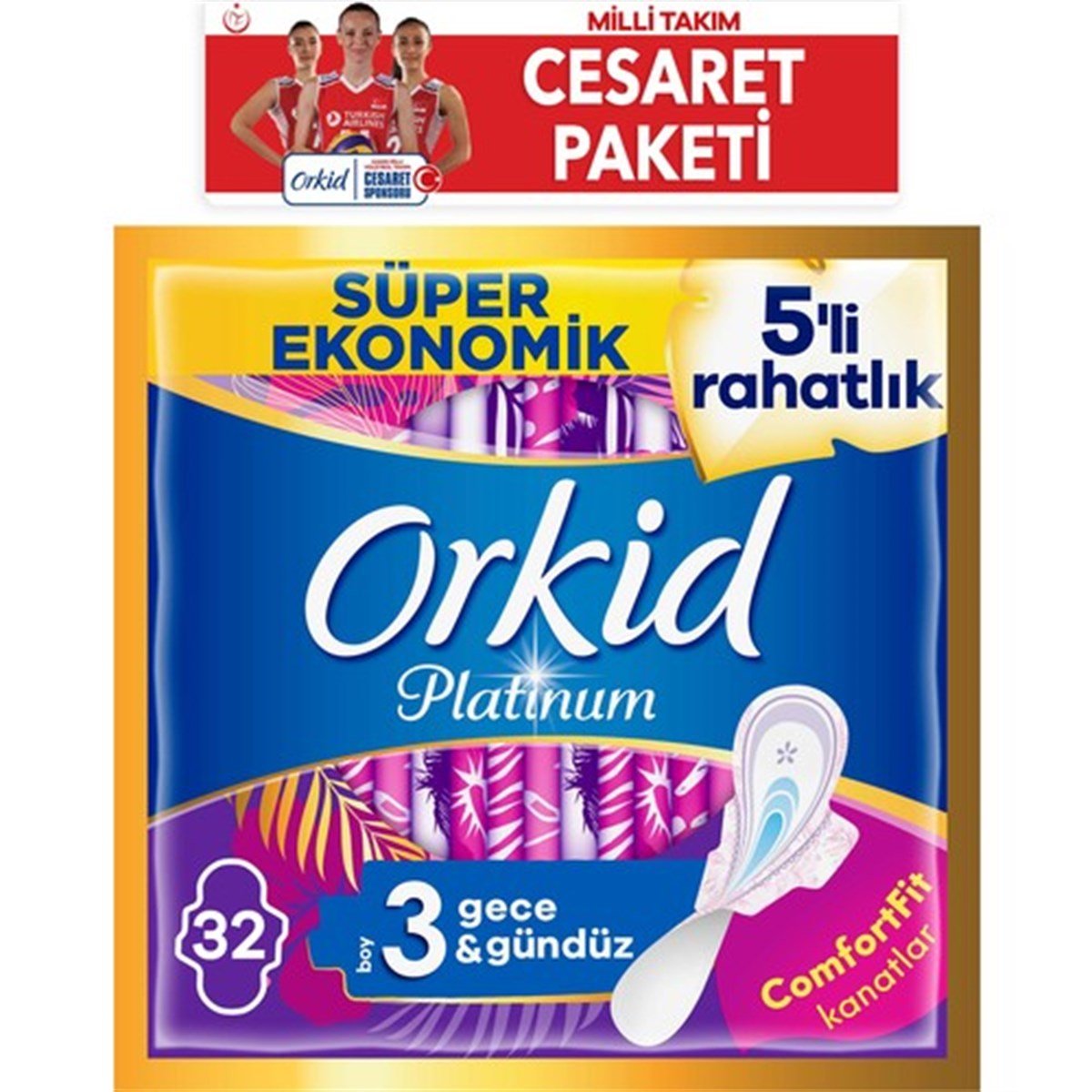 ORKID COMF.PLT.GECE CESARET PK.IKILI 3*32