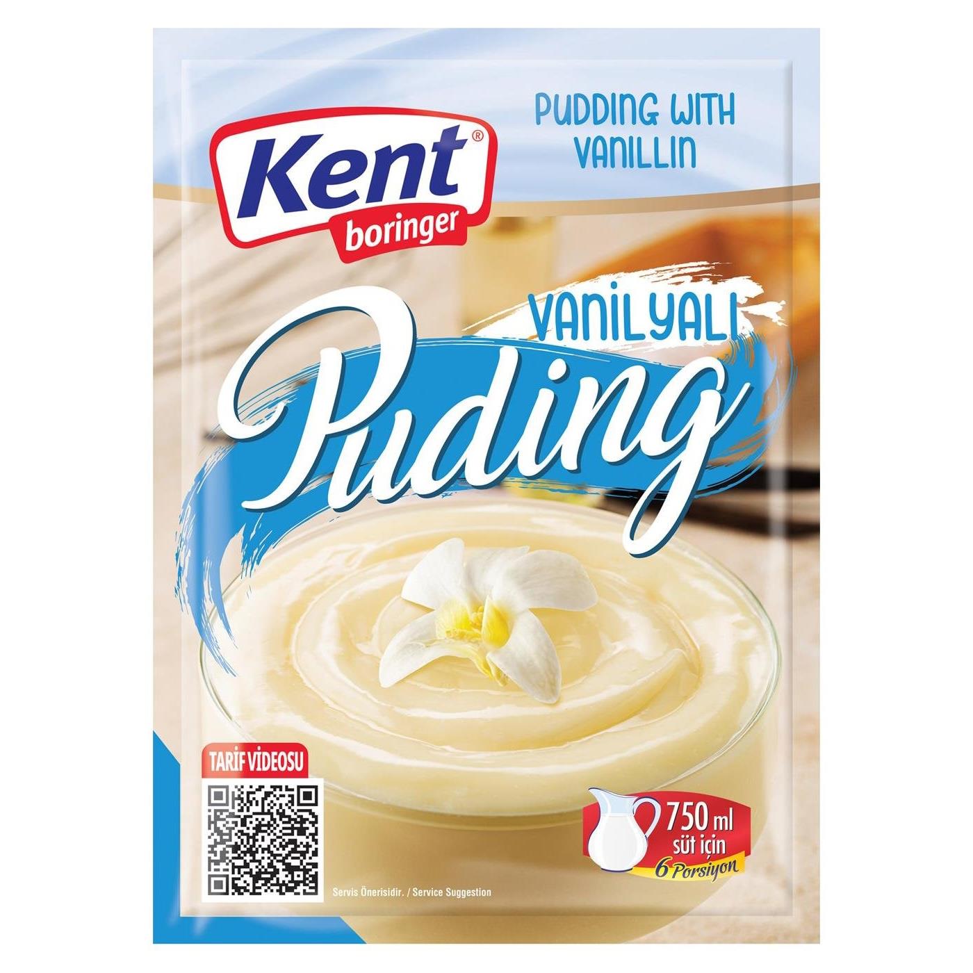 KENT BORINGER PUDING VANILYALI 125 GR*24