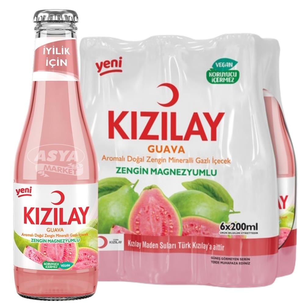 KIZILAY 200 ML PAKET GUAVA AROMALI 1*6