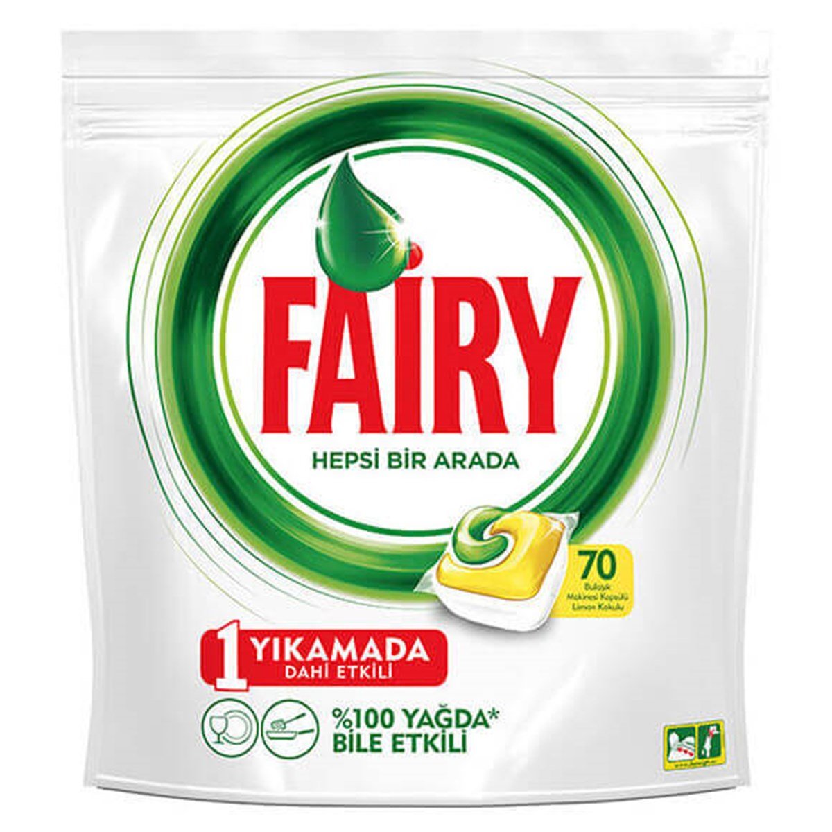 FAIRY TABLET HEPSI 1 ARADA SARI 70 LI