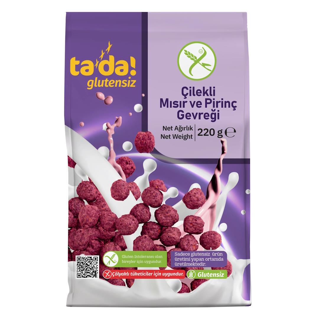 TADA GLUTENSIZ CILEKLI KAHVALTILIK GEVREKLER 220GR