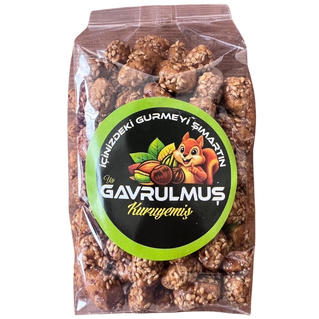 GAVRULMUS KURUYEMIS 250 GR BALLI SUSAMLI FISTIK
