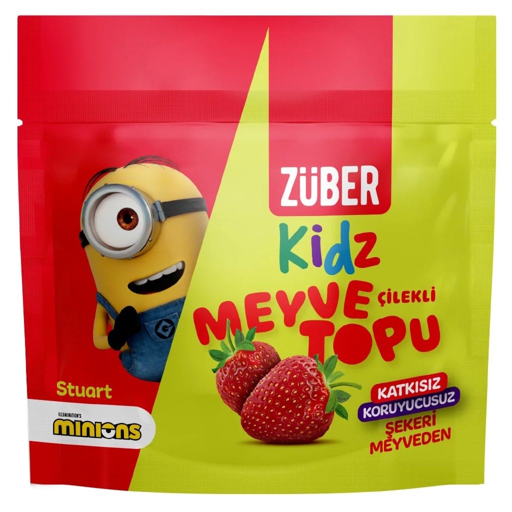 ZUBER KIDZ CILEKLI MEYVE TOPU 42 GR*12