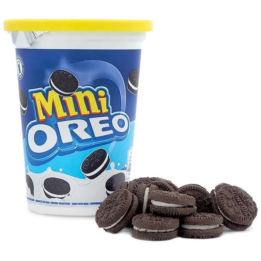 OREO MİNİ VANİLYA AROMALI KAKAOLU BİSKÜVİ 115G