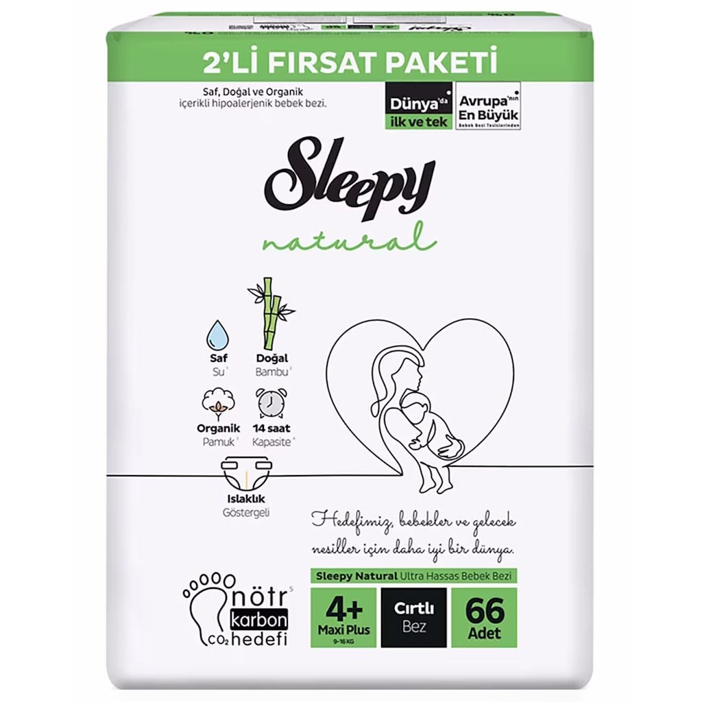 SLEEPY NAT.İKİLİ FIRSAT BEZ NO4+ 66 Lİ KL 1*3