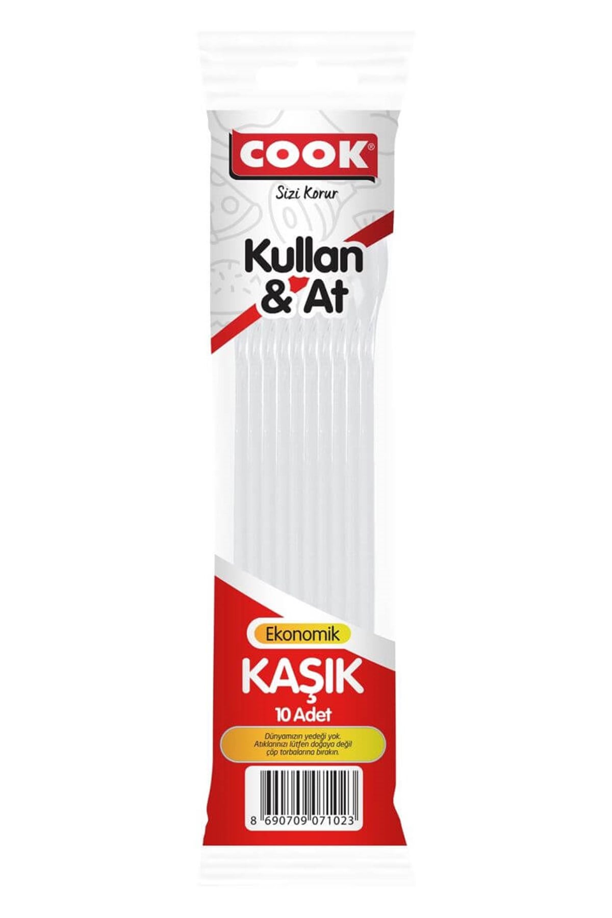 COOK EKO PLASTIK KASIK 10 LU