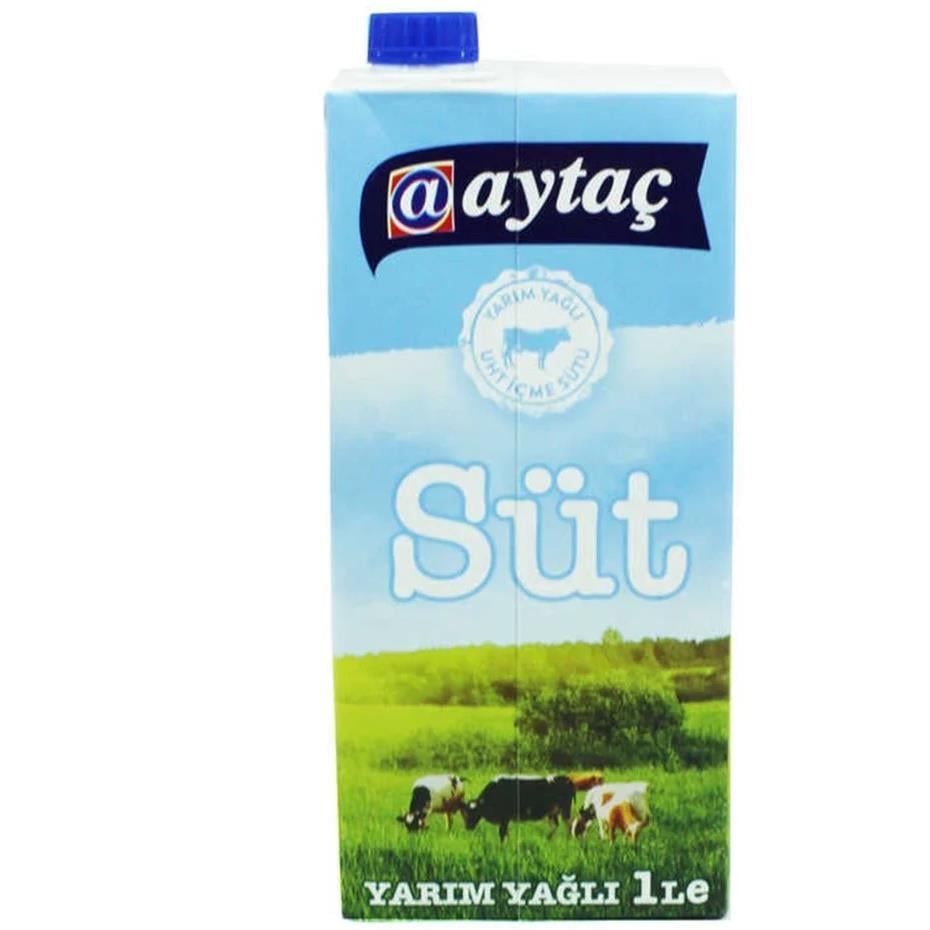 AYTAÇ SUT 1 LT YARIM YAGLI*12