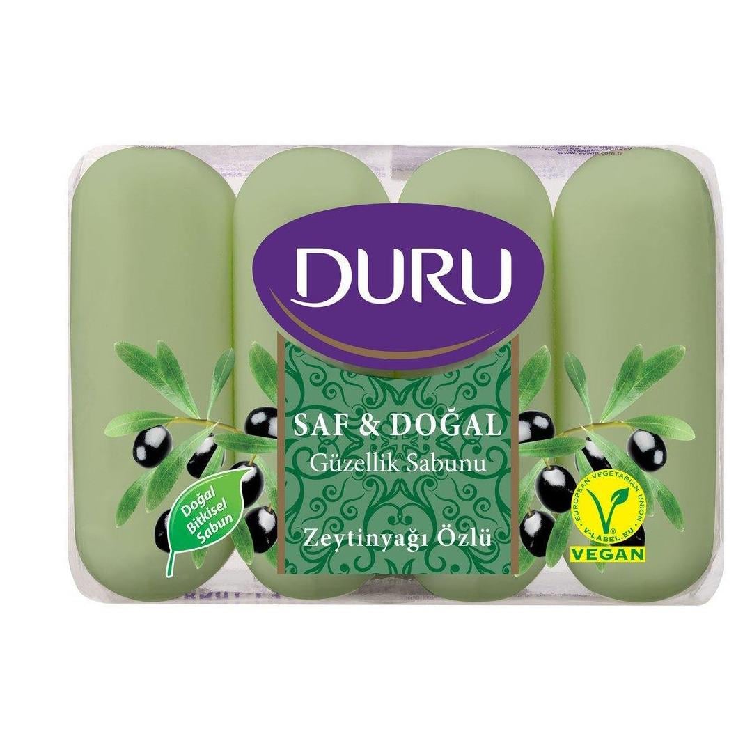 DURU SAF VE DOGAL 4*70 GR ZEYTINYAGI ÖZLÜ