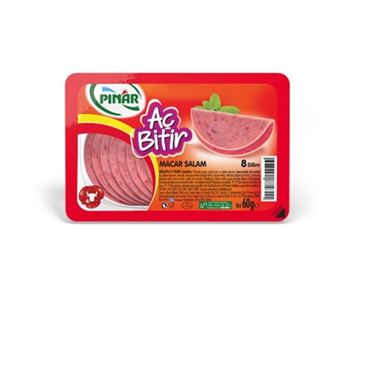 PINAR SALAM AC BITIR MACAR 60 GR 8 DILIM