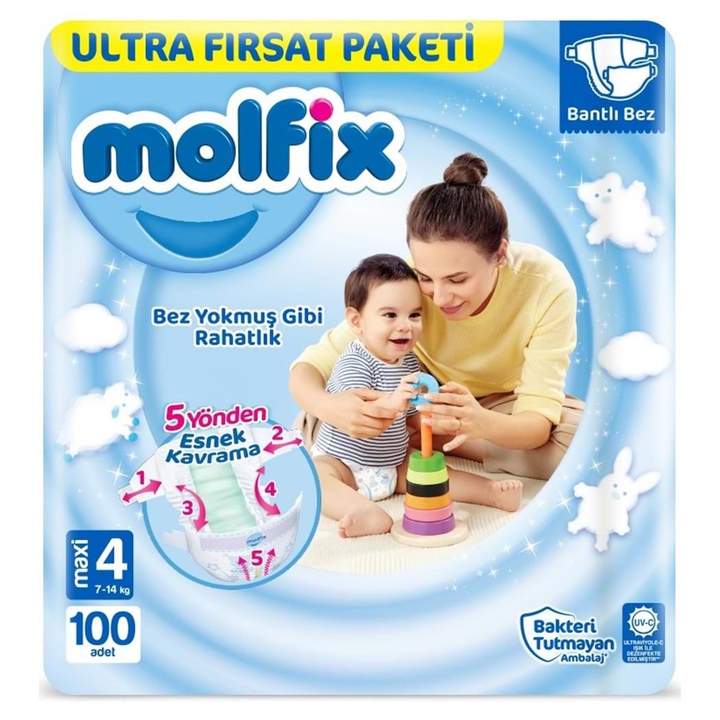 MOLFIX ULTRA FIRSAT PAKET MAXİ 4 NO 100 LU