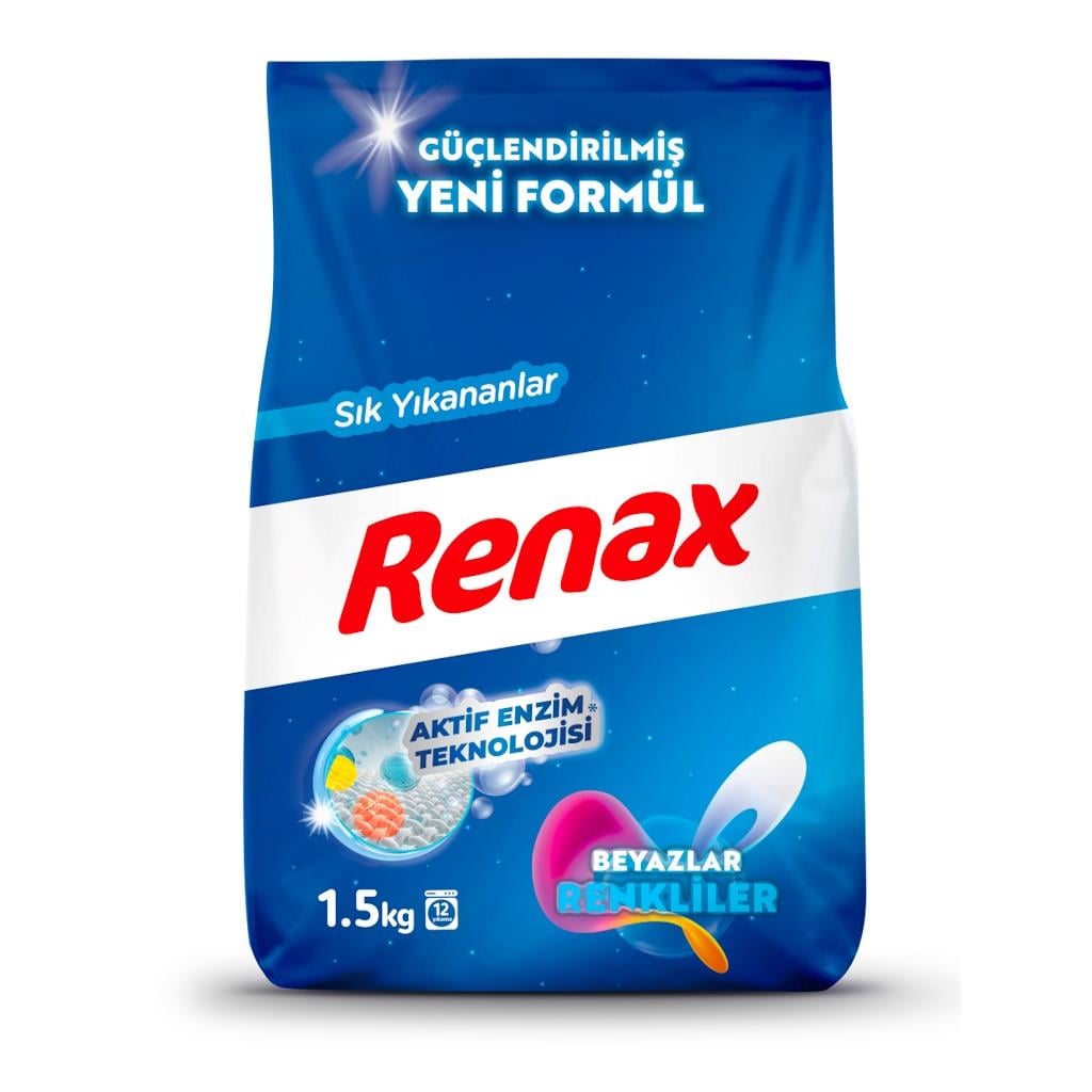 RENAX MATIK BEYAZ VE RENLILER 1,5 KG*10