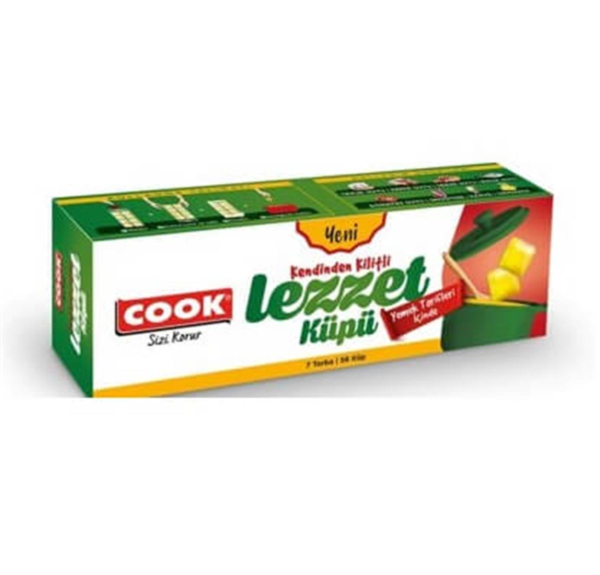 COOK KENDINDEN KILITLI LEZZET KÜPÜ 7 TORBA/56 KÜP