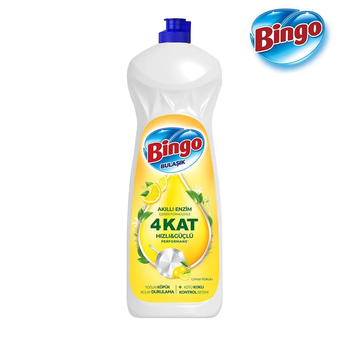 BINGO 650 ML BUL. DET. LIMON*16