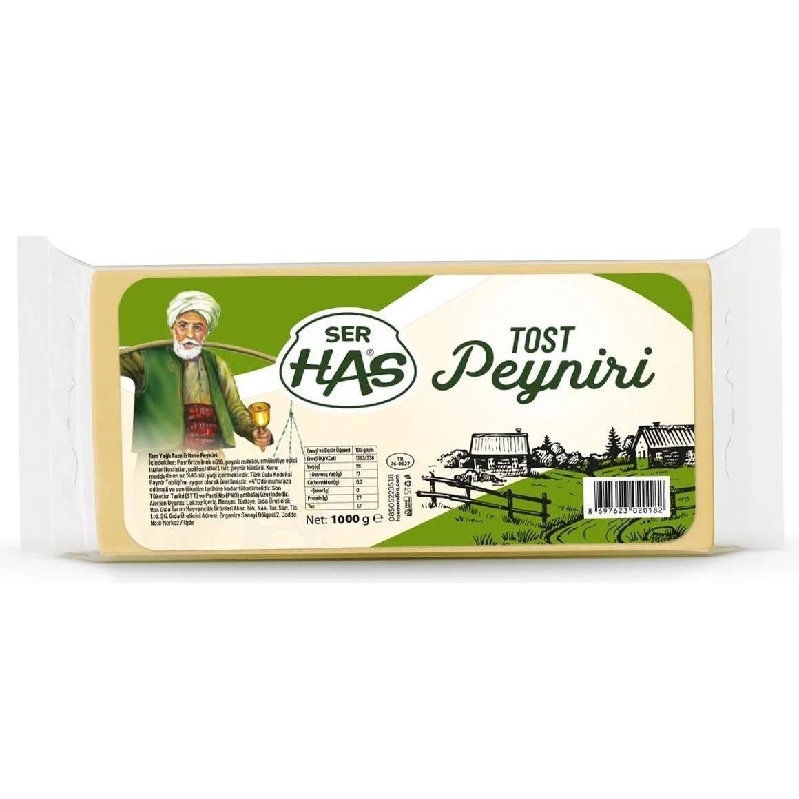 SERHAS TOST PEYNIRI 1000 GR