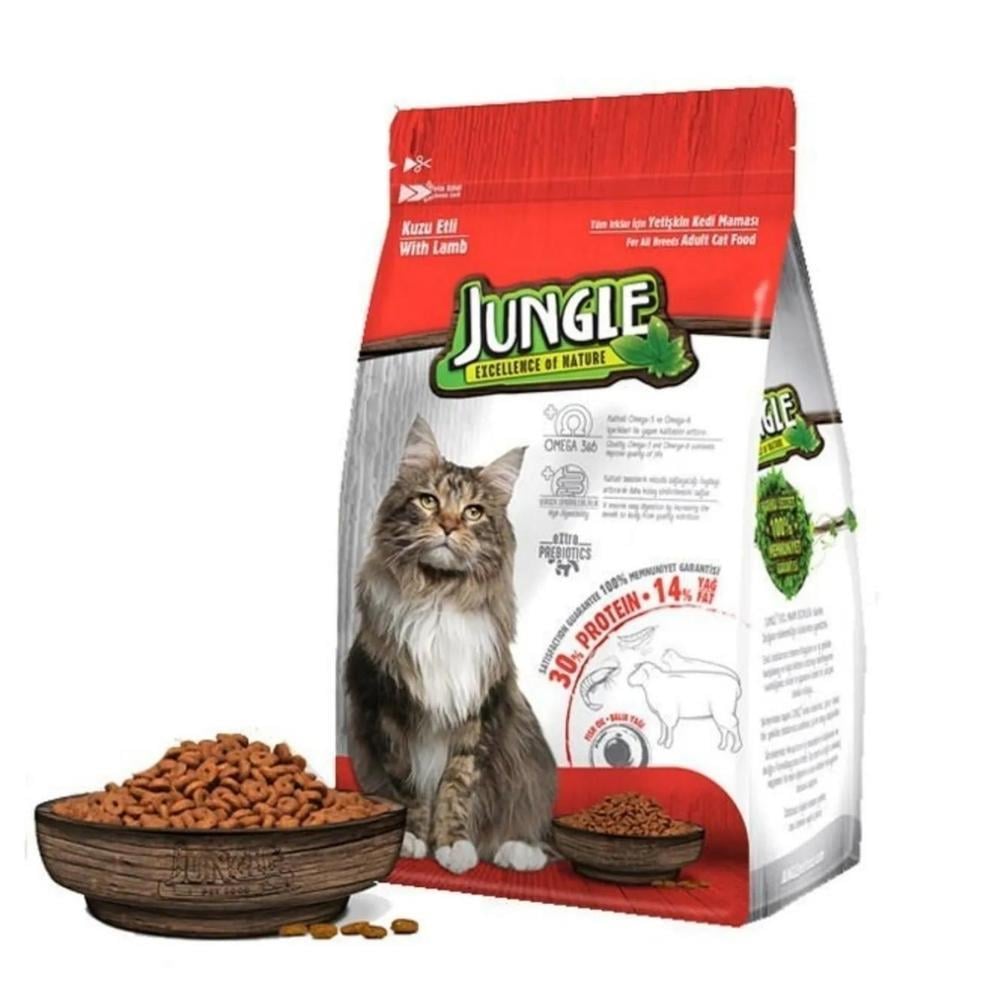 JUNGLE KUZU ETLI KEDI MAMASI 1,5 KG 