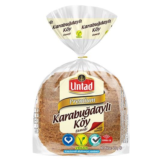 UNTAD KARA BUGDAYLI KÖY EKMEGI 450 G 