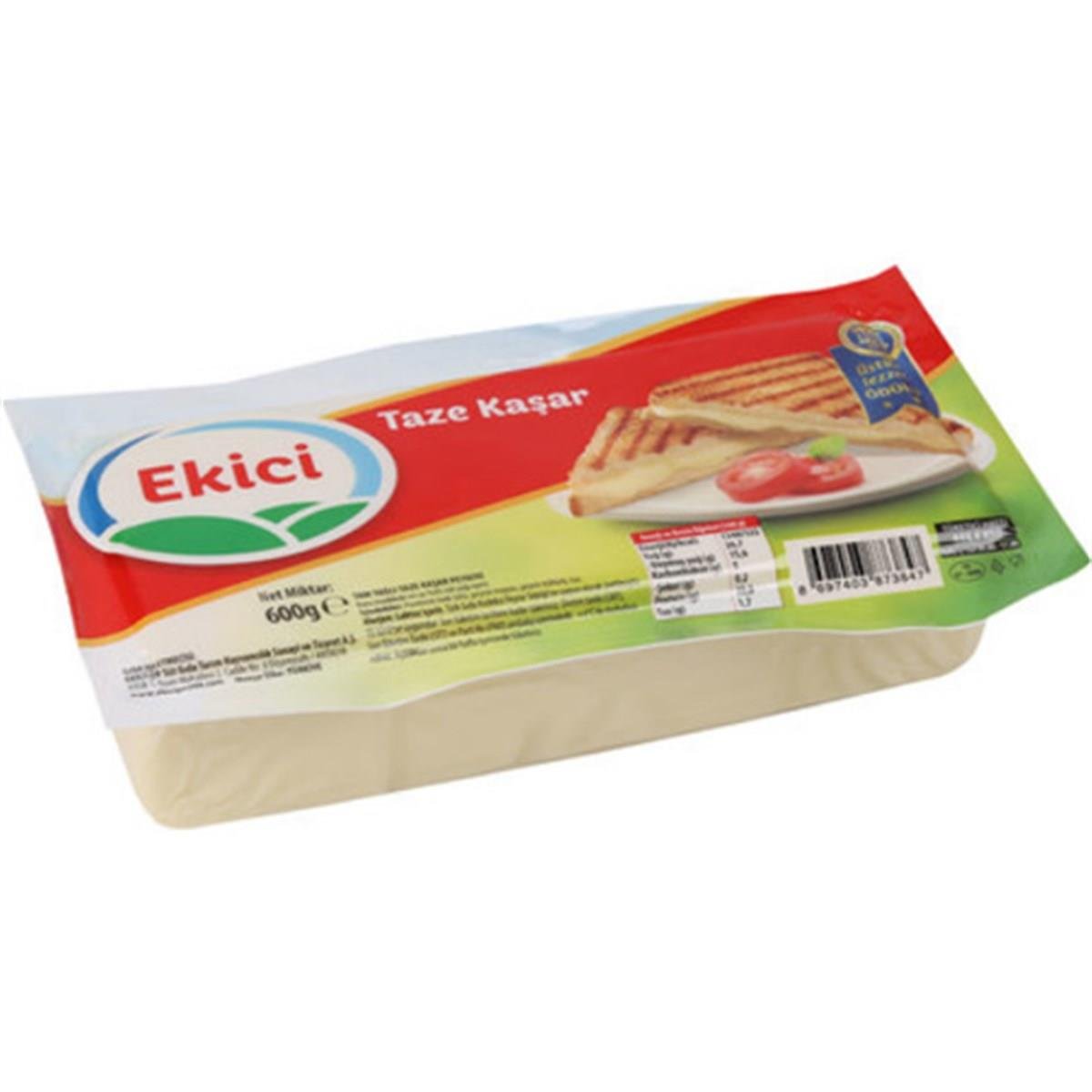 EKICI KASAR PEYNIR 600 GR BLOK PIKNIK 1*9