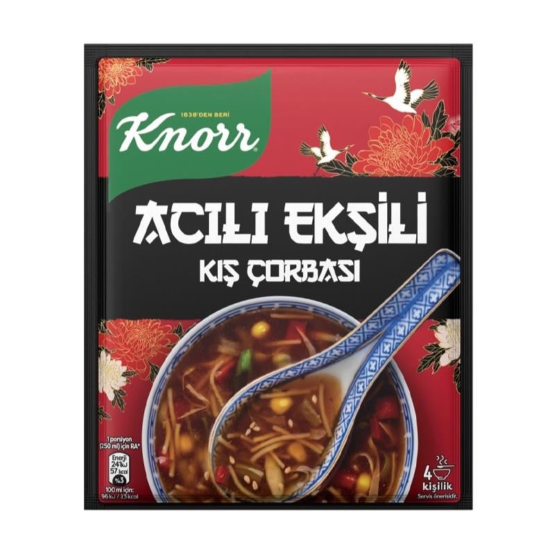 KNORR CLAS. ACILI EKŞİLİ KIŞ ÇORBASI 74 GR *144