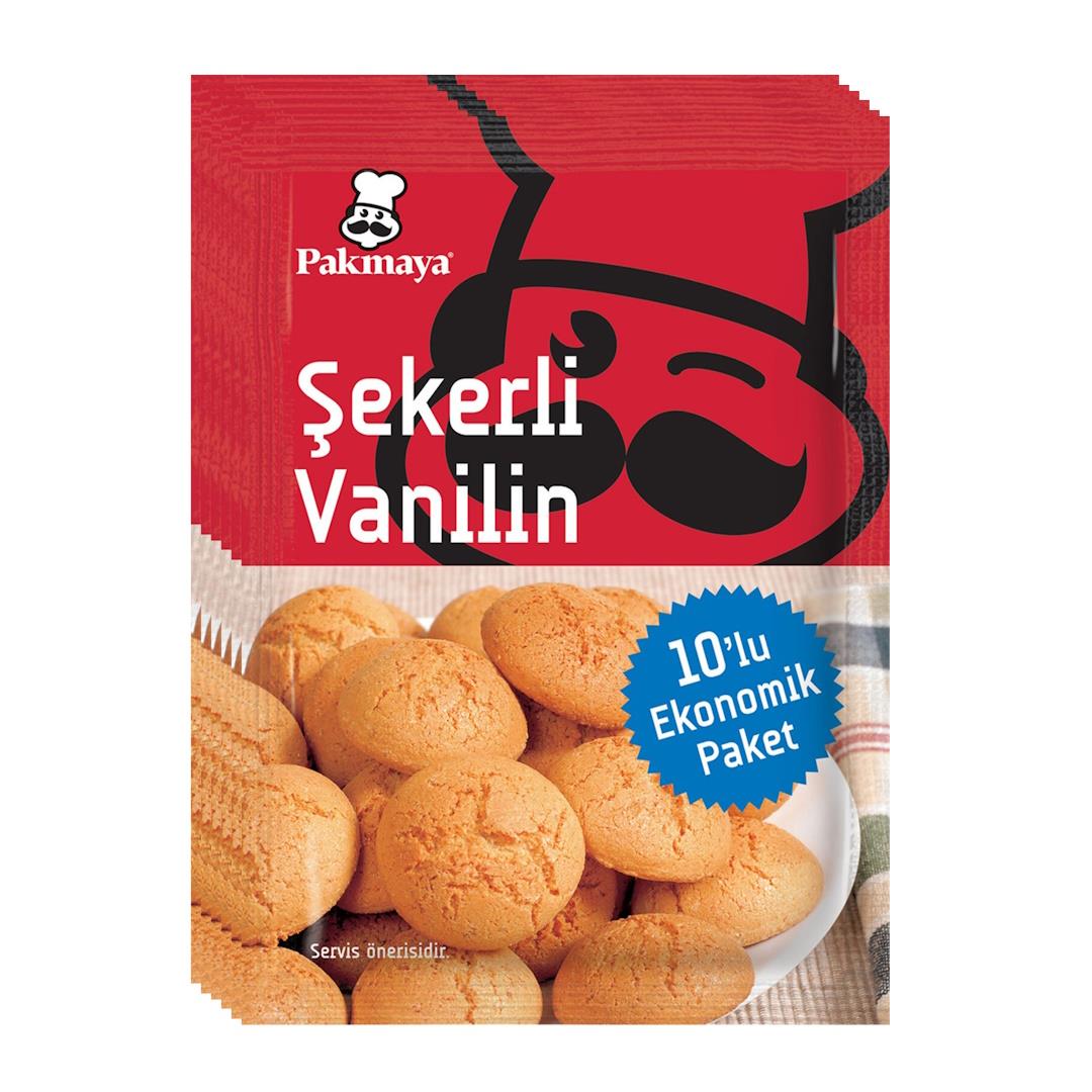 PAKMAYA ŞEKERLİ VANİLİN 10LU 50GR