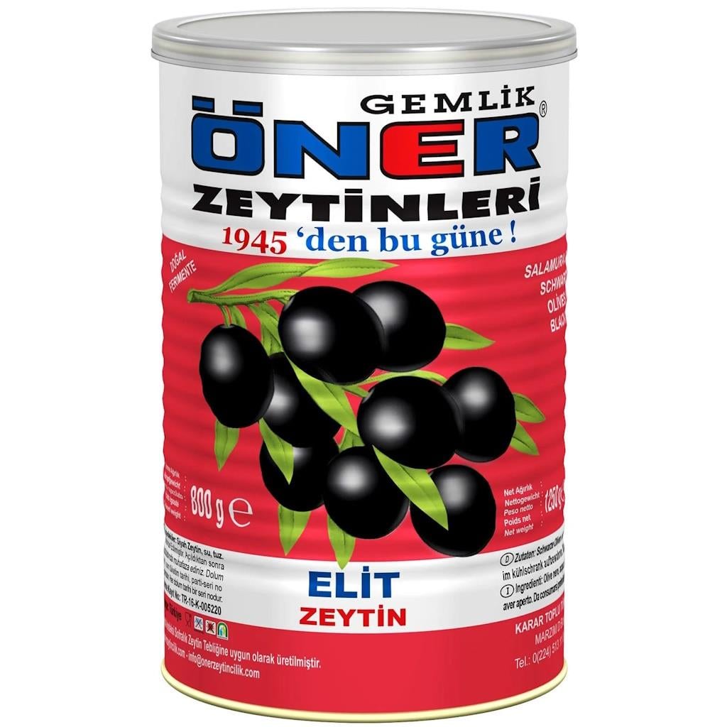 ZEYTIN GEMLIK ÖNER ELIT ZEYTIN 800 GR