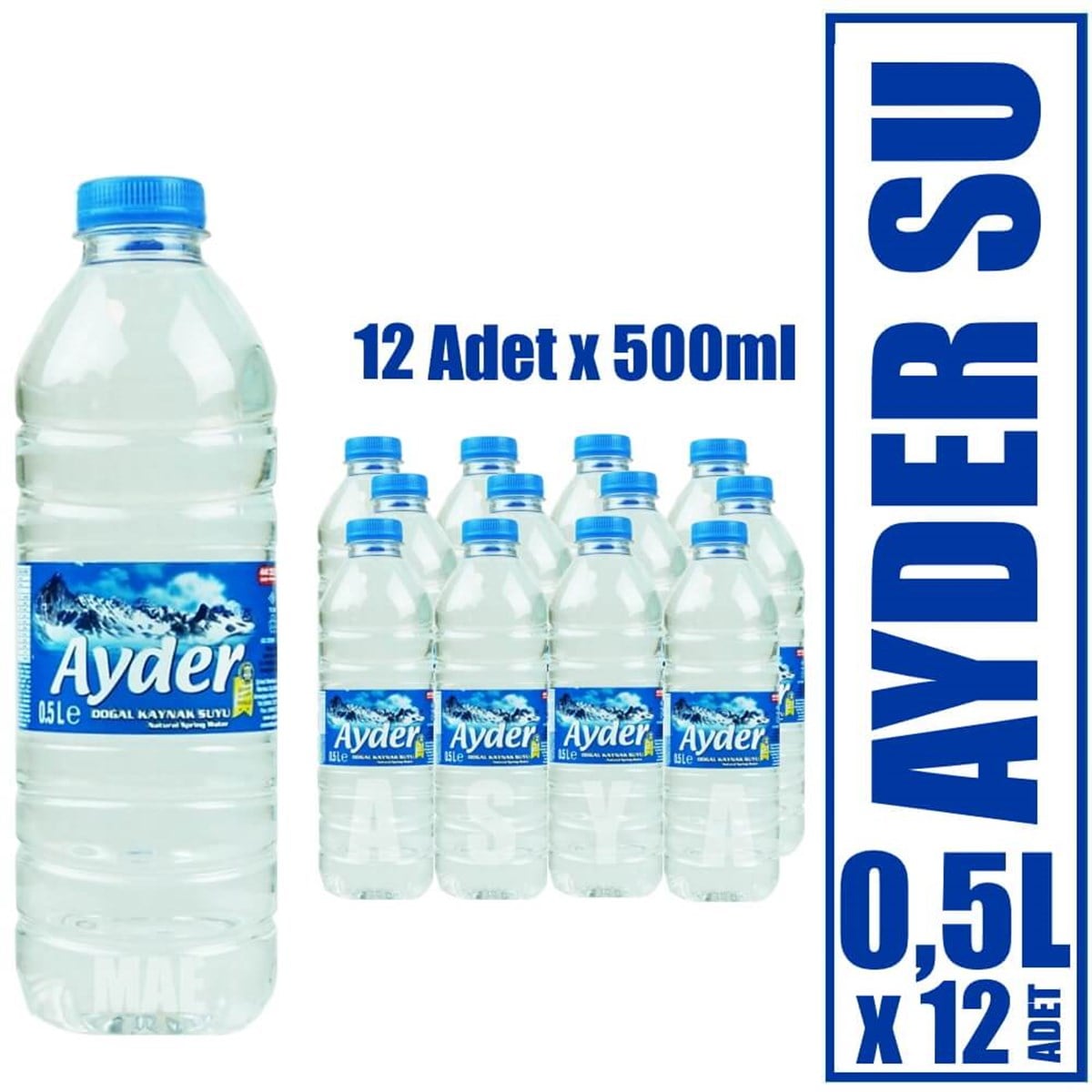 AYDER SU 500 ML 1*12 ( 12 LI PAKET )