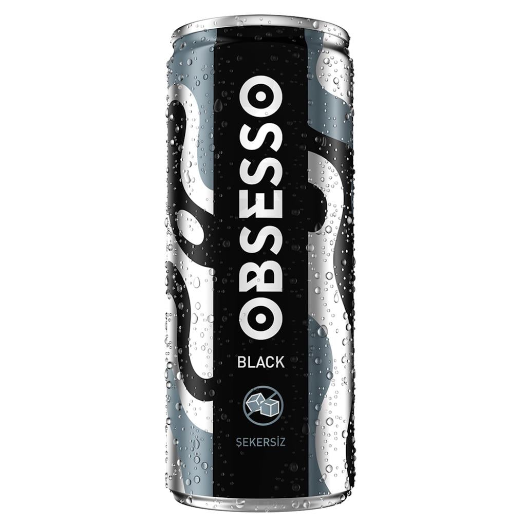 DIMES OBSESSO BLACK SEKERSIZ 250 ML 1*12