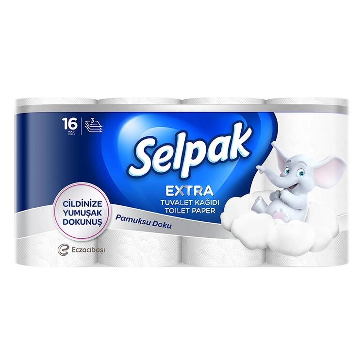SELPAK TUV.KAĞIDI 16 LI EXTRA PAMUKSU 