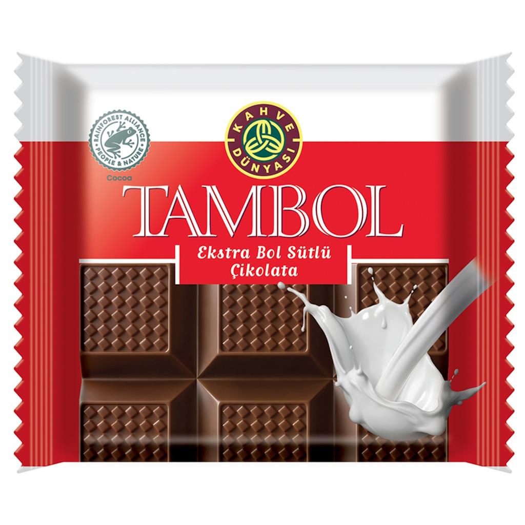 KAHVE DÜNYASI TAMBOL EXT.BOL SÜTLÜ CIKOLATA 77GR