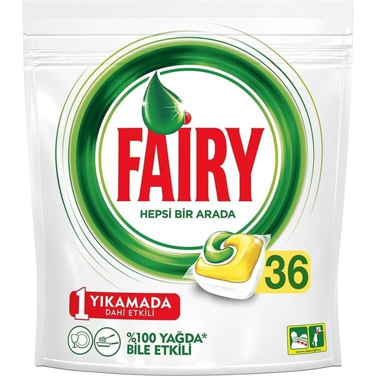 Fairy Hepsi Bir Arada Tablet 36'lı Sarı Kapsül