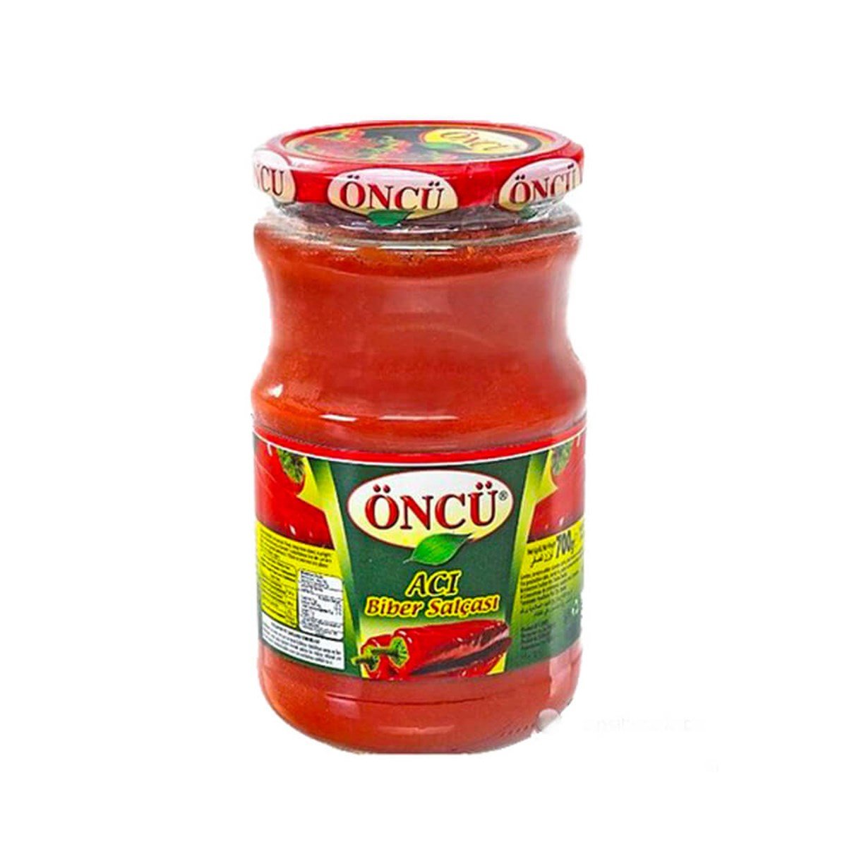 Öncü Salça 700g Acı Biber Salcası Cam